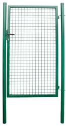  Kapu Strend Pro METALTEC ECO, 1000/1200/50x50 mm, szögletes keret, zöld, egyszárnyú, kerti, ZN+PVC,