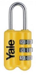Yale Lakat Yale YP2/23/128/1, függő, utazó, számkombinációs, sárga