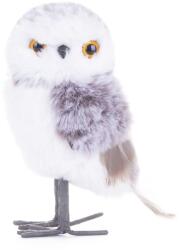 MagicHome Bagoly MagicHome Karácsony, lila, 13 cm