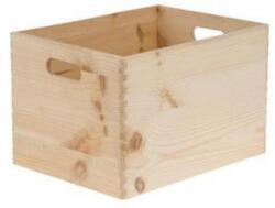  Faláda, fa, 40x30x14 cm, fogantyús doboz