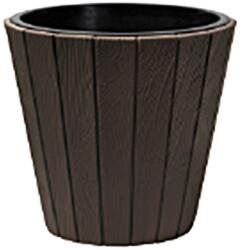 Prosperplast Virágcserép WOODE 490, 54 l, barna, betét