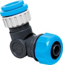 AQUACRAFT Adapter AQUACRAFT® 550345, csuklós, 1/2" - 3/4" - 1", 360, 180, 3/4", locsolótömlőre