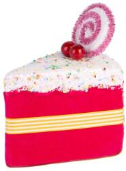MagicHome Dekoráció MagicHome Karácsony Candy Line, sütemény, rózsaszín, függő, 13x9x15 cm