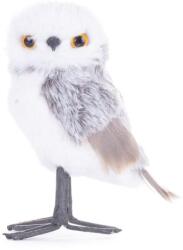 MagicHome Bagoly MagicHome Karácsony, szürke, 13 cm