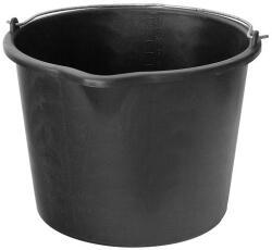  Vödör ReCycled®, 20 literes, építőipari, kiöntővel, műanyag, fekete