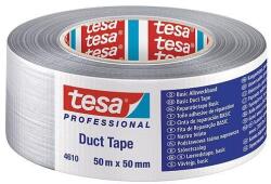 TESA Szalag tesa® BASIC Duct Tape, ragasztó, ezüst, textil, 50 mm, Hossz: 50 m