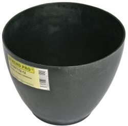  Edény gipszhez, 120x93 mm, gumitál, kerek, kúpos