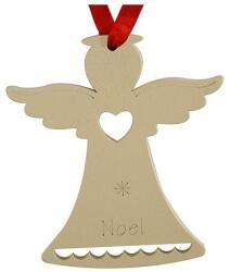 MagicHome Dísz MagicHome, Angyal NOEL, akasztható, 5 db-os csomag, Karácsonyra