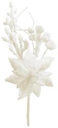  Ag MagicHome Karacsony, mikulasvirag viraggal, feher, 19 cm