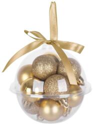  Gömbök MagicHome Karácsony, 12 db, 3 cm, arany, karácsonyfára