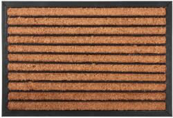 MagicHome Lábtörlő MagicHome RBC 129, bejárati, Vonalak, 40x60 cm, gumi/kókusz