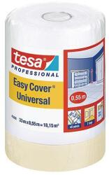 Tesa® Takarófólia tesa® Pro Easy Cover® Universal, 550 mm, H-33 m, festő, ragasztószalaggal, átlátszó, tak