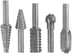 STREND PRO Reszelő Strend Pro RR0731, 5 részes készlet, forgó, szárral