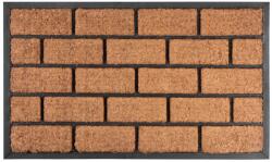 MagicHome Lábtörlő MagicHome RBC 124, bejárati, Téglafal, 45x75 cm, gumi/kókusz