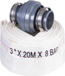 Strend Pro Tömlő Strend Pro, átfejtő, nyomó, csatlakozókkal, B típus, 3", 20 m