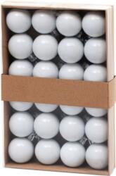 MagicHome Gömbök MagicHome Karácsony, 24 db, készlet, fehér, karácsonyfára, 3 cm