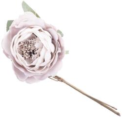  Virág MagicHome, nyílt rózsa, lila, szár, virág mérete: 11 cm, virág hossza: 22 cm, csomag 6 db
