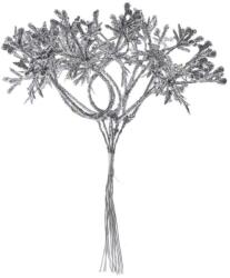  Ág MagicHome Karácsony, ezüst 15 cm