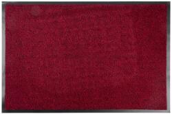 MagicHome Lábtörlő MagicHome, bejárati, 60x90 cm, fekete/piros