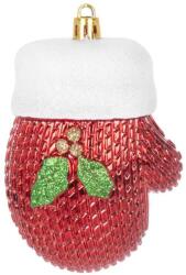  Dísz MagicHome, készlet, kesztyű, piros, 2 db, 10 cm, karácsonyfára, Karácsonyra