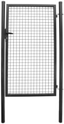  Kapu Strend Pro METALTEC ECO, 1000/1200/50x50 mm, antracit, egyszárnyú, kerti, ZN+PVC, RAL7016