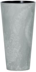 Prosperplast Virágcserép betéttel TUBUS Slim Beton, 400x762 mm, beton hatású