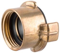 Adapter GF121, 1", belső menetes, bajonettzáras, sárgaréz, kerti tömlőhöz
