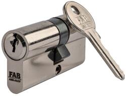 FAB Cilinderbetét FAB HOME 1.00*/DNs 30+35, 3 kulcs, építőipari, fényes nikkel