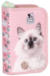 DERFORM Cleo és Frank cicás kihajtható tolltartó felszerelt - Sweet Heart (PWJCF45)