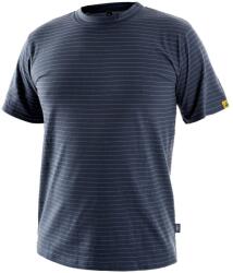 CXS Tricou din material antistatic ESD CXS NOME - Albastru închis | XS (1130-135-414-91)