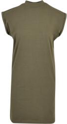 Build Your Brand Lezser pamut ruha állógallérral - Olív | 5XL (BY101-1000324765)