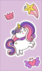  Unikornis kéztörlő (love)