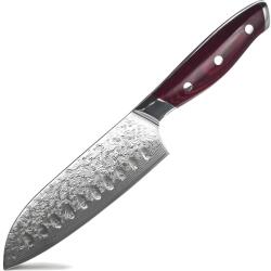 HARAHU Cuțit de bucătărie Damasc MI-20178 - Santoku Mic KP20178
