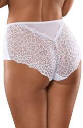 Babell 143 magas derekú csipkés bugyi, fehér, L