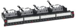 Legrand 033761A Patch panel - Cat6, FTP, 24 portos, 1U, árnyékolt, gyorscsatlakozók, LCS3 (033761A)