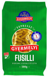 Gyermelyi Száraztészta fusilli GYERMELYI Expressz durum 500 g (TSZ01299) - papir-bolt