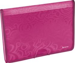 Panta Plast Harmonikamappa, A4, 6 részes, PP, gumis, PANTA PLAST Tai Chi , málna (0410-0077-26) - molnarpapir