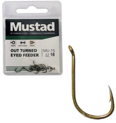 Mustad Ultra Np Out Turned Eyed Feeder 12 10db/csomag (m4260012)