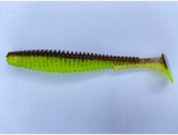 Fishup Fishup_u-shad 4 (8pcs. ), #203 - Green Pumpkin/flo Chartreuse (fhl24142)