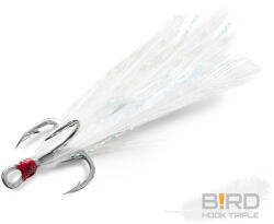Delphin B! RD Hook TRIPLE / 3db fehér tollak #8 (101003091)