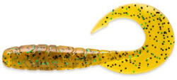 Fishup Fishup_mighty Grub 4.5 (4pcs. ), #036 - Caramel/green & Black (fhl54108)