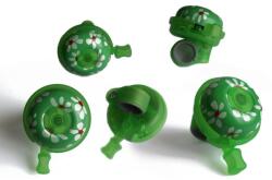 Totho Csengő 50mm acél/műa. /zöld virágos (CSE0038)