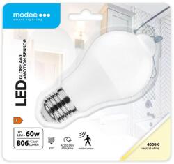 Modee LED Smart (PIR Sensor) Globe (Gömb) A60 8, 8W E27 200° 4000K (806 lumen) (MSLG4000K88WE27PIR)