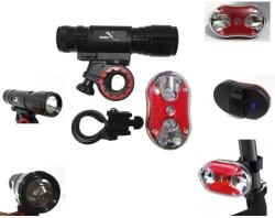 Totho Lámpaszett elemes /E. aluházas 1x3W elford. , H. 9Led (VI0118)