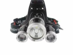 Well TORCH-TREK-WL LED-es fejlámpa 1 T6 + 2 XPE (TORCH-TREK-WL)
