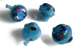 Totho Csengő 50mm acél/műa. /kék virágos (CSE0036)