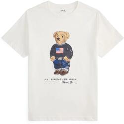 Ralph Lauren gyerek pamut póló - fehér 140-149 - answear - 24 990 Ft