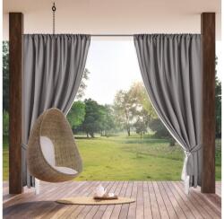 EUROFIRANY Garden vízálló kerti függöny elkötővel Acélszürke 155x200 cm - homeandstyle - 6 712 Ft