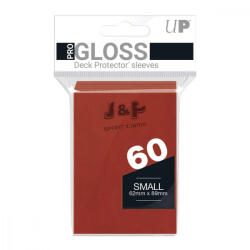 Ultra Pro Small Sleeves GLOSS, fényes 62x89mm kártyavédő fólia "bugyi" csomag (60db/csomag) - piros