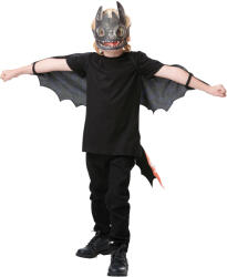 Rubies Gyerek világító szett szárnyak maszkkal - Fogatlan (300091OS)